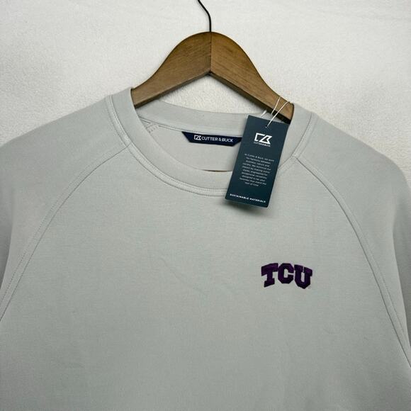Texas Christian University Sweatshirt Men's Small Crewneck TCU Horned Frogs NEW - Picture 1 of 10